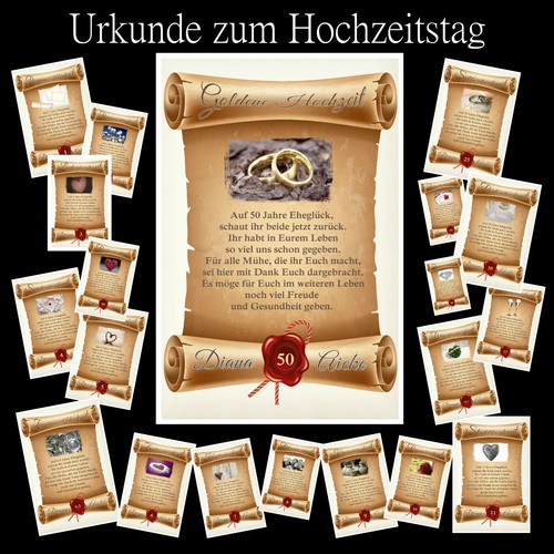 Urkunde hochzeitstag - urkunde,