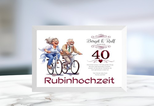 Rubinhochzeit geldgeschenk - -,