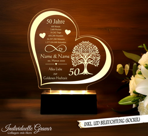 Geschenk goldene hochzeit - geschenk,