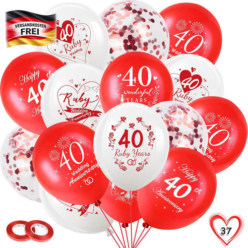 Hochzeitstag luftballons set - hochzeitstag,