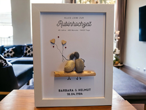 Geschenk rubinhochzeit - geschenk, 40