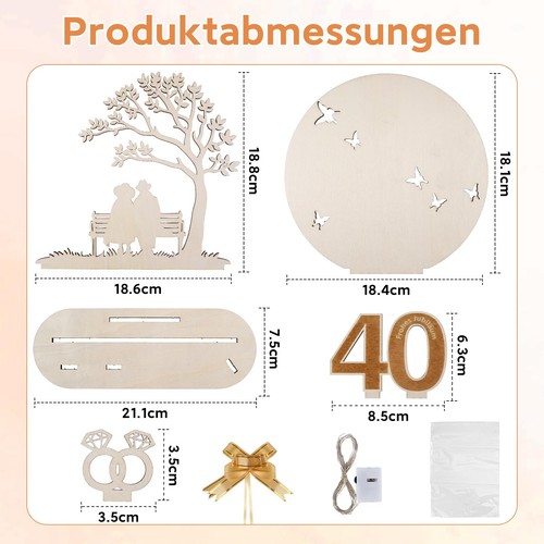 Geldgeschenk hochzeit jahre - geldgeschenk, 40