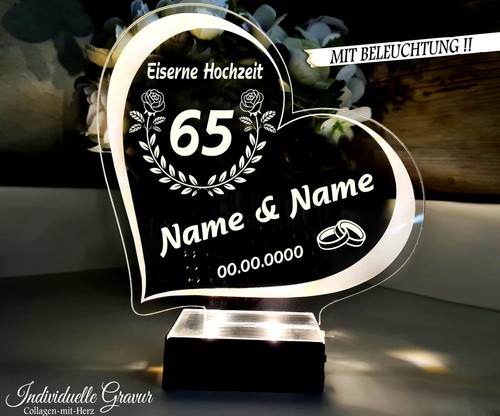 Geschenk eiserne hochzeit - hochzeit, 65