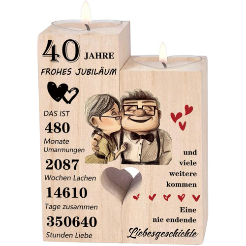 Rubin hochzeit kerzenstaender - rubin,