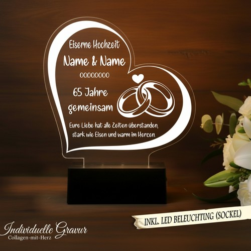Geschenk eiserne hochzeit - geschenk,
