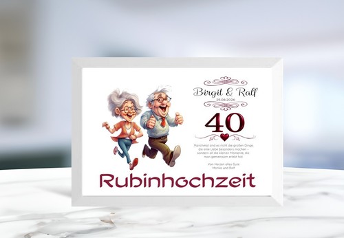 Rubinhochzeit geldgeschenk - rubinhochzeit,