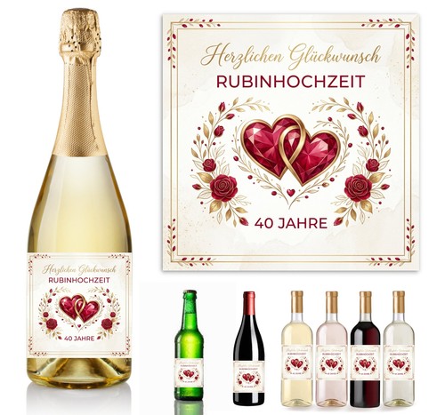 Aufkleber flaschenetikett - 1,