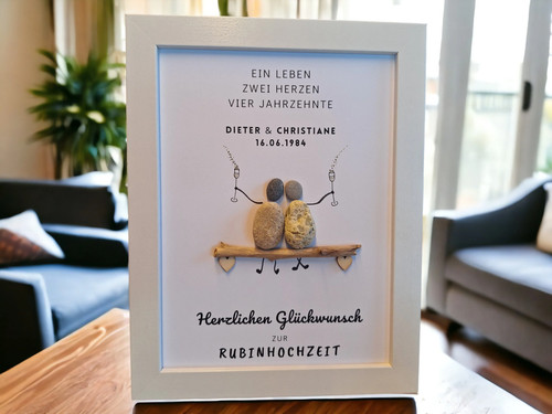 Geschenk rubinhochzeit - rubinhochzeit, 40