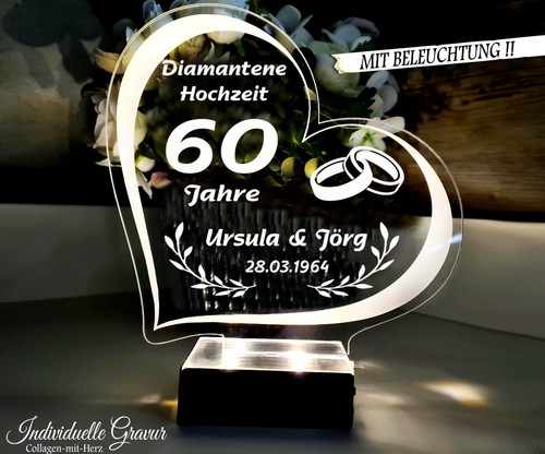 Geschenk diamantene hochzeit - geschenk,